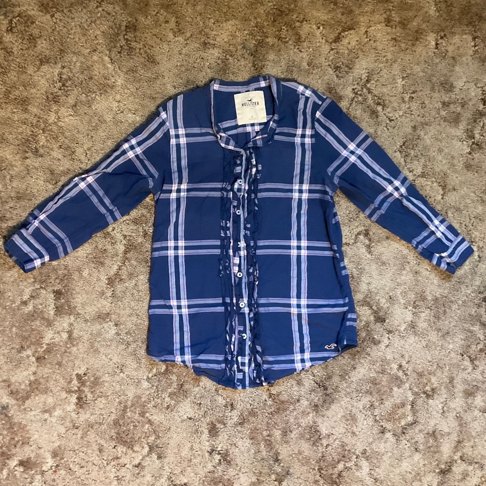 Hollister 3/4 sleeve blouse